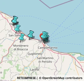 Mappa Lungomare Cristoforo Colombo, 86039 Termoli CB, Italia (12.22143)