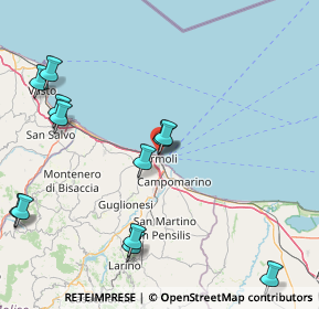 Mappa Largo Tornola, 86039 Termoli CB, Italia (21.28083)