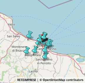 Mappa Largo Tornola, 86039 Termoli CB, Italia (6.406)