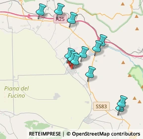 Mappa Via Aldo Moro, 67058 San Benedetto dei Marsi AQ, Italia (3.7025)