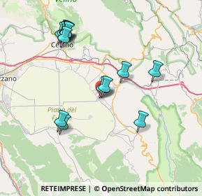 Mappa Via Aldo Moro, 67058 San Benedetto dei Marsi AQ, Italia (8.21643)