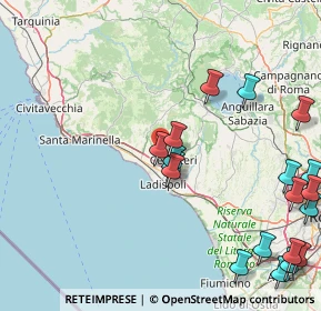 Mappa Via Fosso della Tomba, 00052 Cerveteri RM, Italia (23.19421)