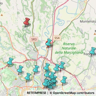 Mappa Via della Stazione di Settebagni, 00138 Roma RM, Italia (6.4945)