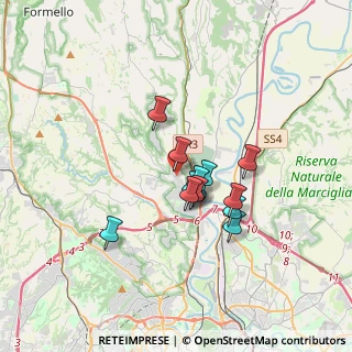 Mappa Via Giuseppe Prinotti, 00188 Roma RM, Italia (2.59462)