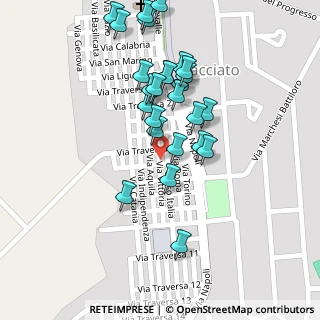 Mappa Via Napoli, 86038 Petacciato CB, Italia (0.11154)
