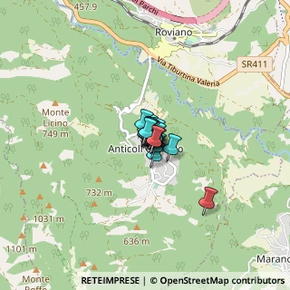 Mappa Piazza delle Ville, 00022 Anticoli Corrado RM, Italia (0.175)