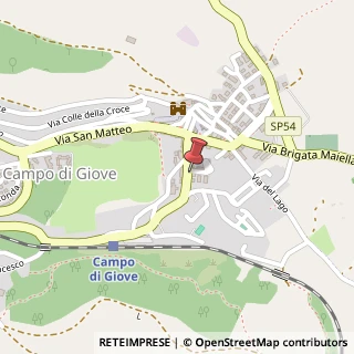 Mappa Via Vecchia della Stazione, 3, 67030 Campo di Giove, L'Aquila (Abruzzo)