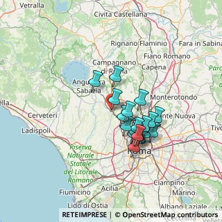 Mappa Via Vittorio Podrecca, 00123 Roma RM, Italia (11.543)