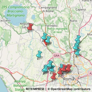 Mappa Via Antonio Petito, 00123 Roma RM, Italia (10.521)