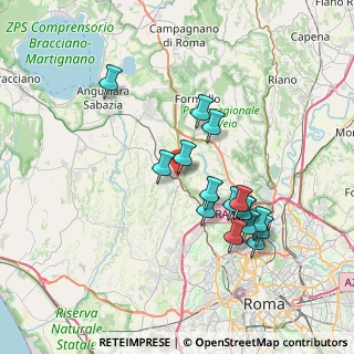 Mappa Via Antonio Petito, 00123 Roma RM, Italia (7.2725)
