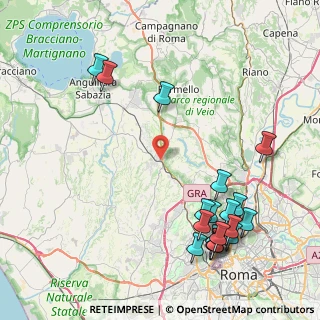 Mappa Via Antonio Petito, 00123 Roma RM, Italia (11.129)