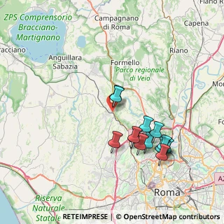 Mappa Via Antonio Petito, 00123 Roma RM, Italia (7.78071)