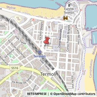 Mappa Via IV Novembre, 2, 86039 Termoli, Campobasso (Molise)