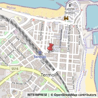 Mappa Corso Umberto I, 23, 86039 Termoli, Campobasso (Molise)