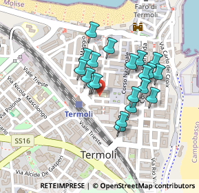 Mappa Via IV Novembre, 86039 Termoli CB, Italia (0.191)