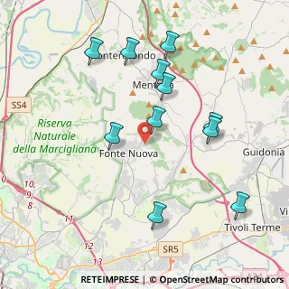 Mappa Via Luigi Settembrini, 00013 Roma RM, Italia (4.26545)