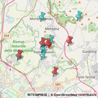 Mappa Via Luigi Settembrini, 00013 Roma RM, Italia (3.51)