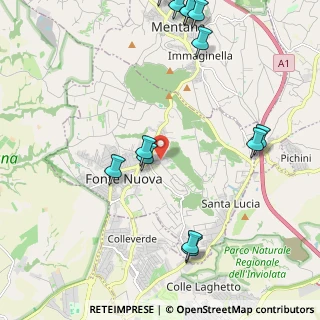 Mappa Via Luigi Settembrini, 00013 Roma RM, Italia (2.84923)