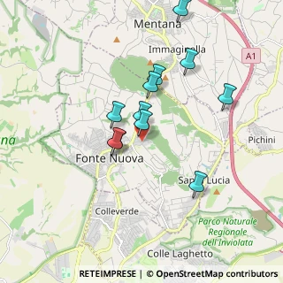 Mappa Via Luigi Settembrini, 00013 Roma RM, Italia (1.67818)