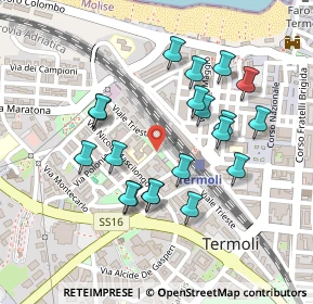 Mappa Viale Trieste, 86039 Termoli CB, Italia (0.2295)