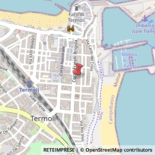 Mappa Corso Fratelli Brigida, 128, 86039 Termoli, Campobasso (Molise)