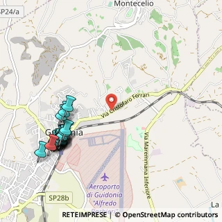 Mappa Via Ferrari Cristoforo, 00012 Guidonia Montecelio RM, Italia (1.3375)