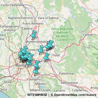 Mappa Via Ferrari Cristoforo, 00012 Guidonia Montecelio RM, Italia (17.009)