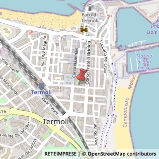 Mappa Corso Umberto I, 34, 86039 Termoli, Campobasso (Molise)