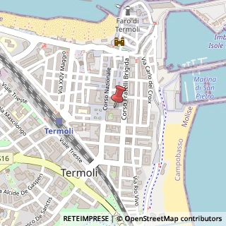 Mappa Via XX Settembre, 22, 86039 Termoli, Campobasso (Molise)