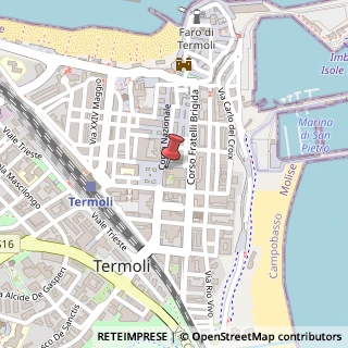 Mappa Corso Nazionale, 92, 86039 Termoli CB, Italia, 86039 Molise, Molise (Molise)