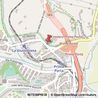 Mappa Piazza Saxa Rubra, 3, 00188 Roma, Roma (Lazio)