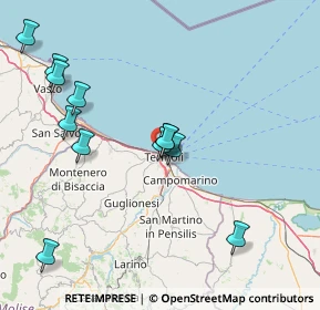 Mappa Via Cile, 86039 Termoli CB, Italia (17.425)