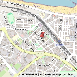 Mappa Via di Francia, 22, 86039 Termoli, Campobasso (Molise)