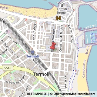 Mappa Corso Umberto I,  28, 86039 Termoli, Campobasso (Molise)