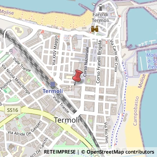 Mappa Corso Umberto I, 51-53-55, 86039 Termoli, Campobasso (Molise)