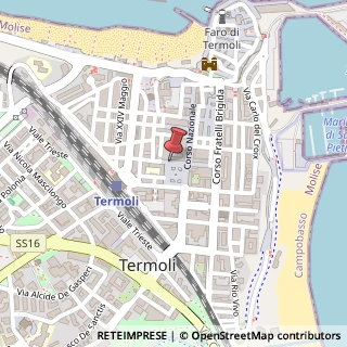 Mappa Piazza VIttorio Veneto, 15, 86039 Termoli, Campobasso (Molise)