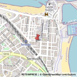 Mappa Corso Umberto I, 49, 86039 Termoli, Campobasso (Molise)