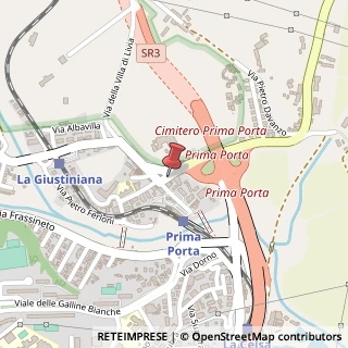 Mappa Piazza Saxa Rubra,  12, 00188 Roma, Roma (Lazio)