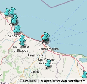 Mappa Via S. Marino, 86039 Termoli CB, Italia (20.16167)