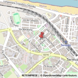 Mappa Via Inghilterra, 45, 86039 Termoli, Campobasso (Molise)