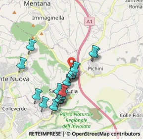 Mappa Via Alessandro Volta, 00013 Santa Lucia RM, Italia (1.798)