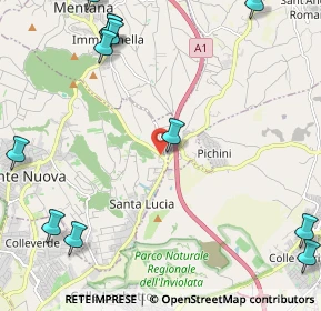 Mappa Via Monte Bianco, 00013 Santa Lucia RM, Italia (3.44)