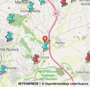 Mappa Via Alessandro Volta, 00013 Santa Lucia RM, Italia (3.823)