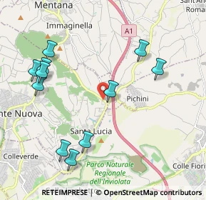 Mappa Via Monte Bianco, 00013 Santa Lucia RM, Italia (2.40818)
