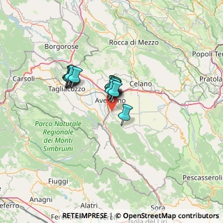 Mappa Via Camillo Benso Conte Cavour, 67051 Avezzano AQ, Italia (8.97133)