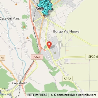 Mappa Via Camillo Benso Conte Cavour, 67051 Avezzano AQ, Italia (3.69353)