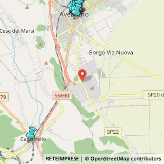 Mappa Via Camillo Benso Conte Cavour, 67051 Avezzano AQ, Italia (3.84143)