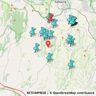 Mappa Via Crescentino, 00123 Tragliatella Campitello RM, Italia (4.317)