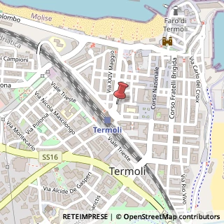 Mappa Corso Mario Milano, 1, 86039 Termoli, Campobasso (Molise)