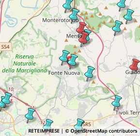 Mappa Via Salvatoretto, 00043 Fonte Nuova RM, Italia (6.129)